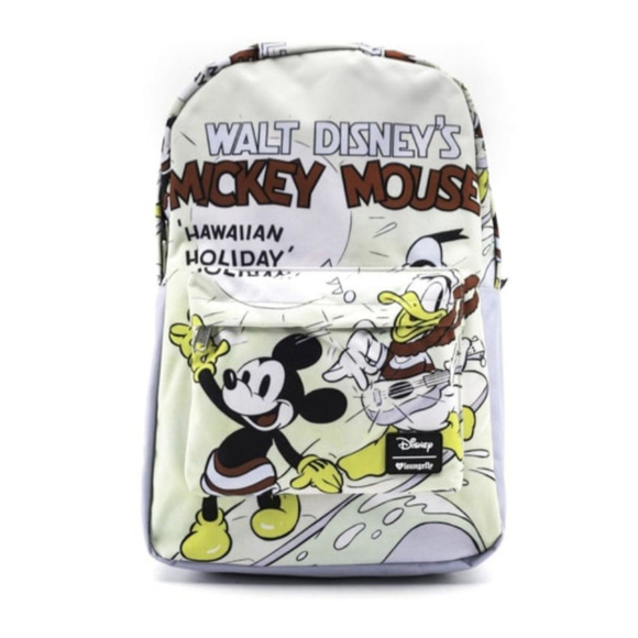 Loungefly ❤️ Logo Disney Mickey Hawaiian Holiday Backpack - Picture 1 of 3